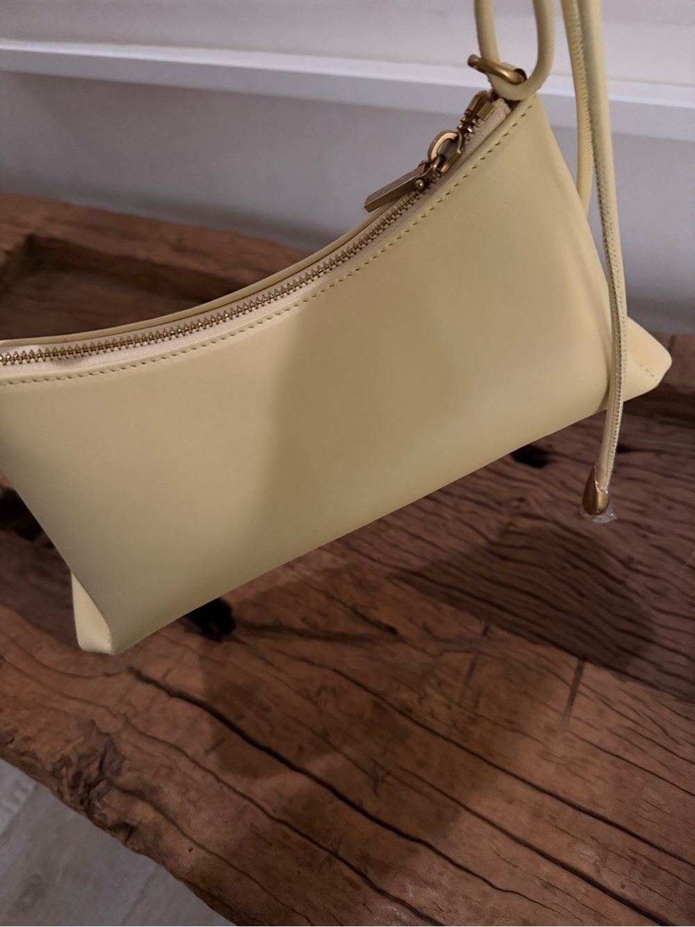 CULT GAIA Yellow Shoulder Bag with Braided Strap - Picture 5 of 12